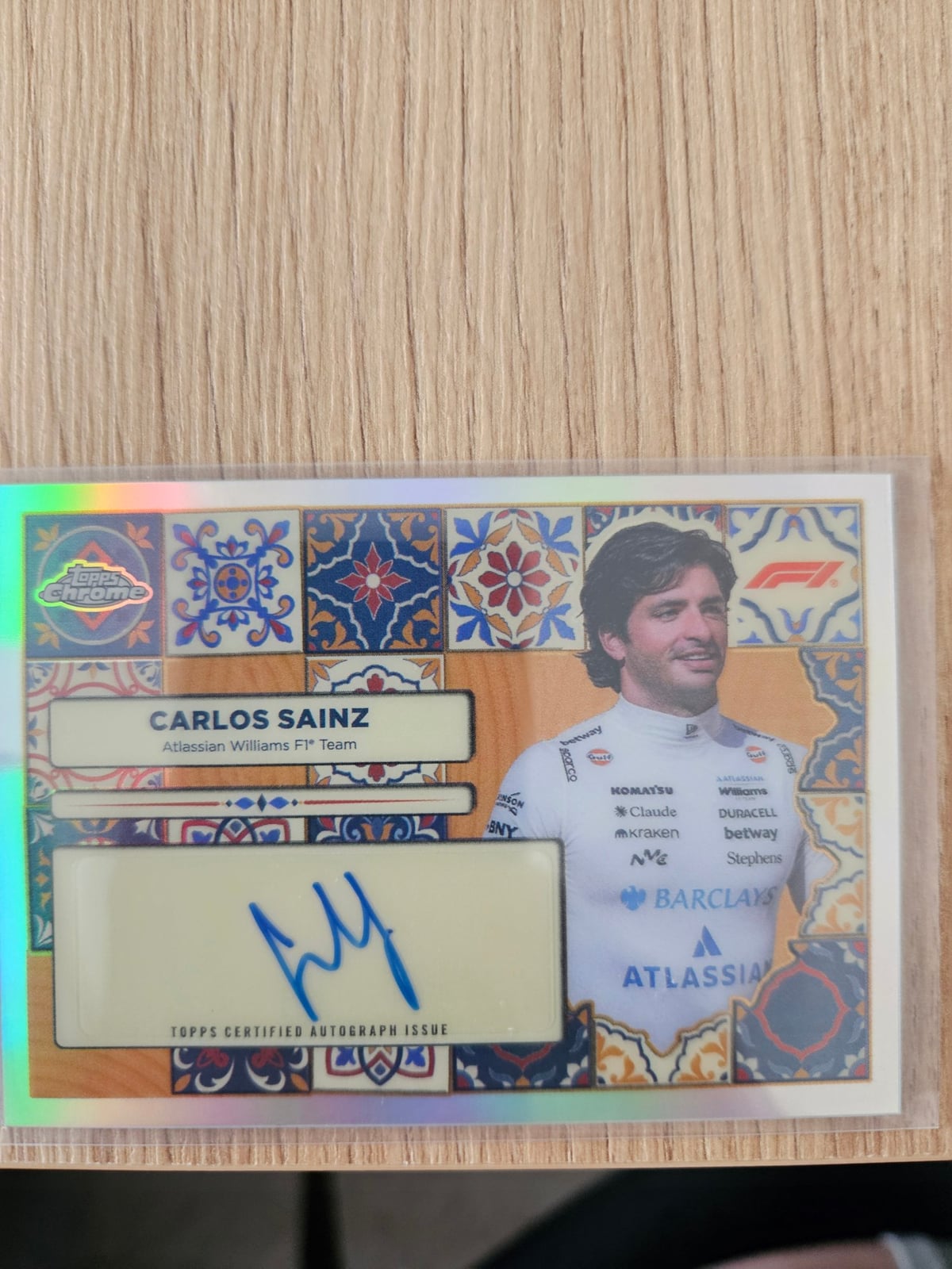 Carlos Sainz – Vorderseite